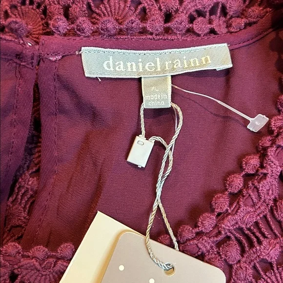 DANIEL RAINN crochet blouse nwt - Picture 5 of 5